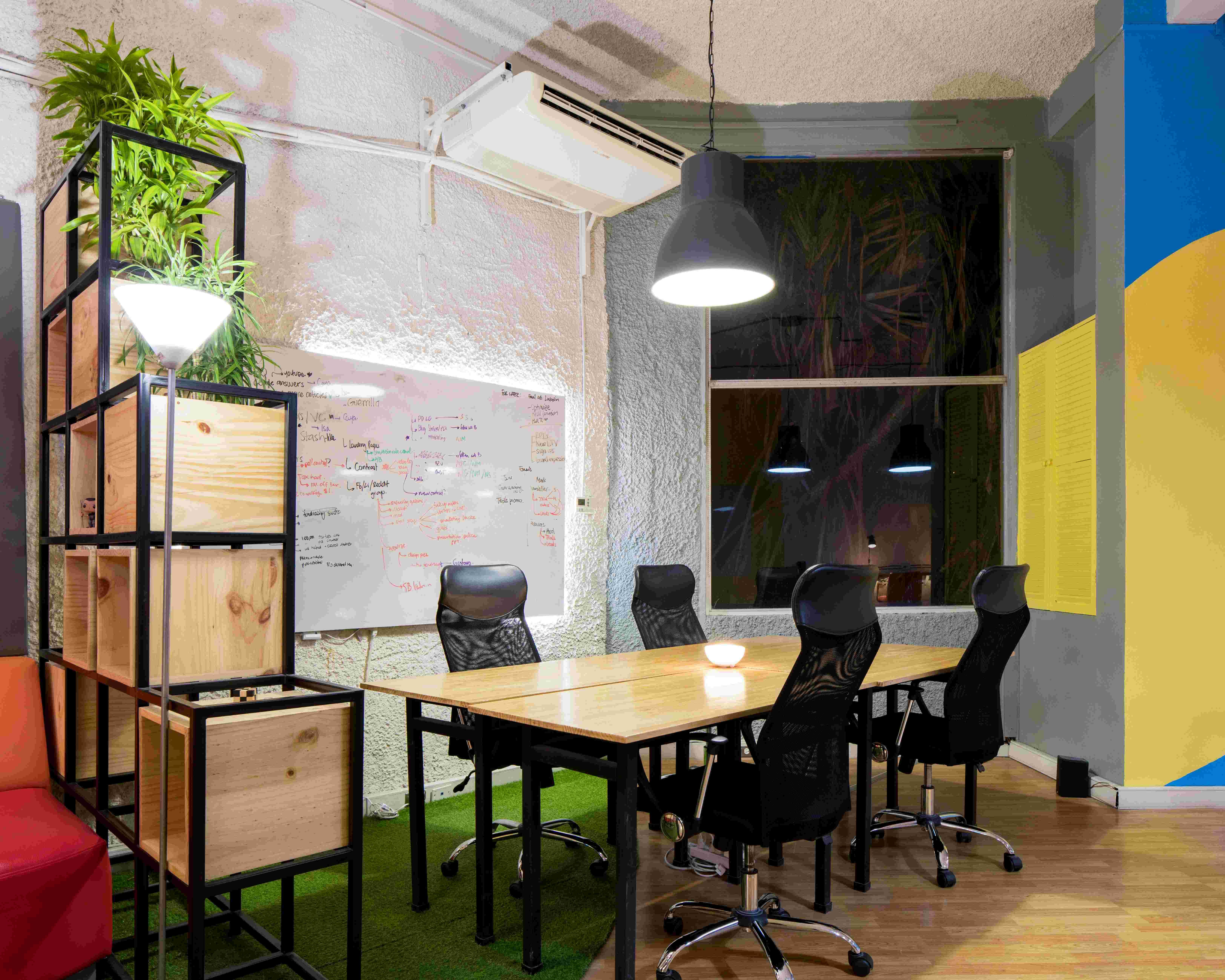 A quiet, considered corporate working environment
